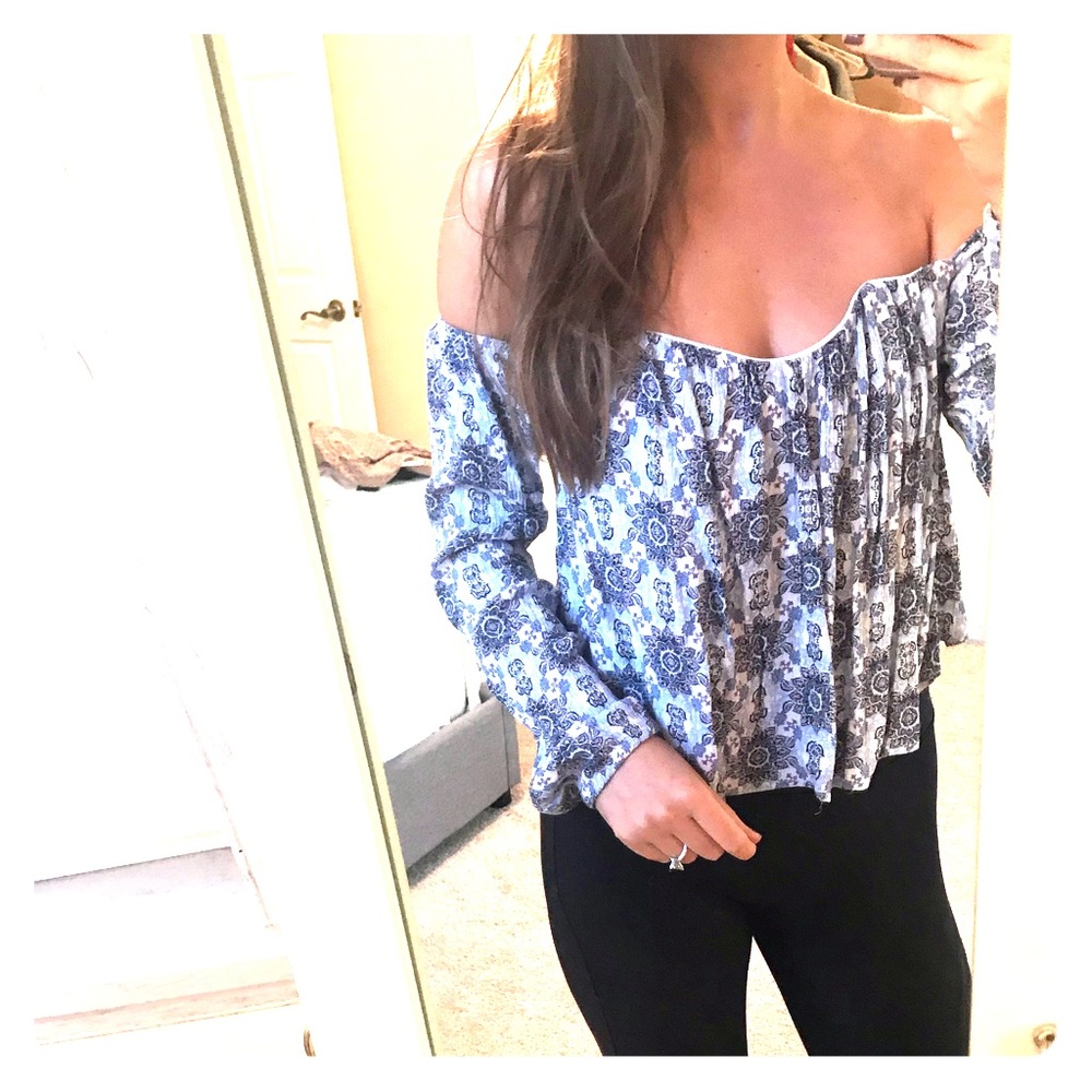 Strapless festival top